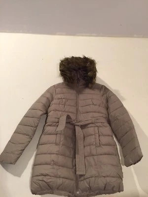 Chaqueta larga Hollister para mujer marrón claro nueva con etiquetas RTP $160 talla L Foto 1 de 4