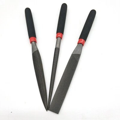 Mini Steel Files Mini Needle File For Stone Glass Metal Carving Craft Flat File - Image 1 of 4