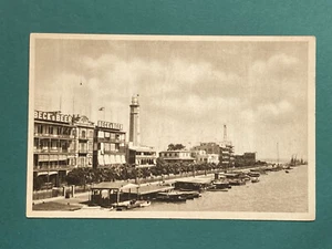 Porto Said - Via Sultano Hussein EGYPT B&W Vintage Postcard - Picture 1 of 2