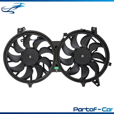 散热器冷凝器冷却风扇组件适用于日产 370Z 2009 - 2020 适用于英菲尼迪 — 第 1/4 张图片