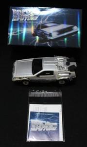 2015 Back To The Future DeLorean 1oz 99.9 FS Proof Round & Car Set #1804 of 7500 - Picture 1 of 6