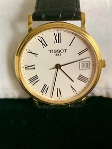 TISSOT Slim Gelbgoldfarben & Stahl - T870/970 - weißes Zifferblatt mit Box - Bild 1 von 14