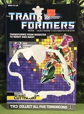 Vintage 1987 Transformers CUTTHROAT Full UNCUT Card Back G1 87 Gen 1 Abominus