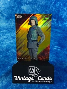 Star Wars Finest 2018 #40 General Veers /50 Gold Parallel Base SINGLE Card - Picture 1 of 2