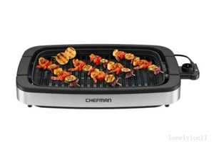Smokeless Indoor Electric Grill w/ Adjustable Temperature Control, Table Top BBQ - Picture 1 of 7