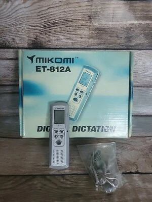 Digital Dictation Voice Recorder Mikomi ET-812A, 127 Recordings - Image 1 of 4