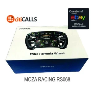 MOZA RACING RS068 Game - FSR V2 Formula Wheel 280mm standard 4.3 Display Retail - Picture 1 of 8