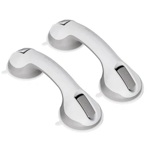 11" Grab Bars for Bathtubs and Showers, 2 Pack Shower Handle with Strong Suct... - Picture 1 of 6