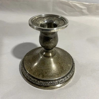 Candelabro Floral Esterlina Prelude International Vintage Peso N212 Foto 1 de 4