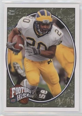 2008 Upper Deck Football Heroes Green /350 Mike Hart #181 Rookie RC - Image 1 of 2