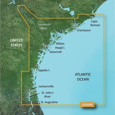 Garmin BlueChart® g3 Vision® HD VUS008R Charleston to Jacksonville microSD™/SD™ - Image 1 of 2