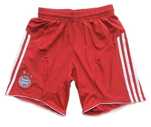Adidas FC Bayern München Shorts 2007/2008 Heim rot Fußball Hose Sz. M - Picture 1 of 4