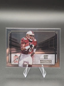 2024 Topps Signature Class - Gridiron Ambassadors Jerry Rice #GA-26 - Picture 1 of 2