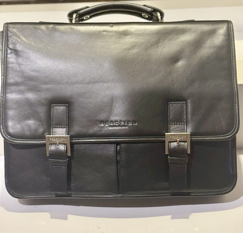 Bolso de trabajo de cuero Kenneth Cole Reaction Foto 1 de 4