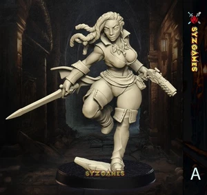 Janessa Galeheart Pinup Miniatur Mensch Pirat Fantasy Miniatur DnD Tabletop - Bild 1 von 7