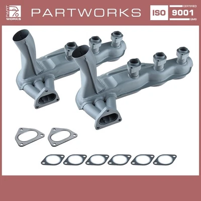 2x Intercambiador de calor para PORSCHE 911 930 turbo hasta -'83 3.0 3.3 Juego de juntas Foto 1 de 4