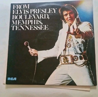 Elvis Presley – From Elvis Presley Boulevard, Memphis, Tennessee - UK Press 1976 - Image 1 of 4
