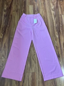 NWT Entro Dress Pants Pink Womens Size Small Workwear Business Casual - Picture 1 of 9