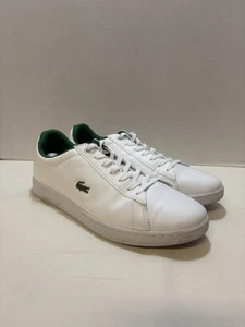 Lacoste Hydez 119 1 P SMA Herren Größe 11 Weiß Leder Lifestyle Turnschuhe Schuhe - Bild 1 von 8