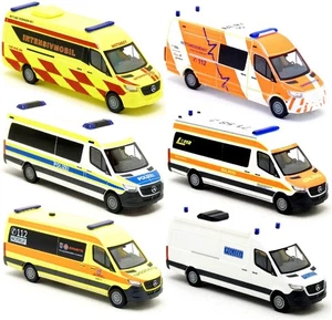 Busch - MB Mercedes Benz Sprinter 18 lang Kasten Einsatzfahrzeug Auswahl 1:87 H0 - Picture 1 of 19