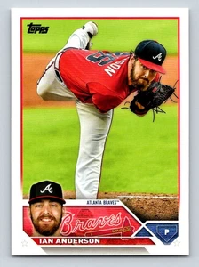 2023 Topps #114 Ian Anderson Atlanta Braves - Bild 1 von 2