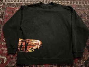 Oakley Sweatshirt Mens Large Black Crewneck Vintage Software Y2K Mad Scientist - Picture 1 of 5