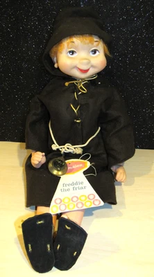 Винтажная кукла 1960-х Freddie the Friar Whimsies американский персонаж 22 дюйма - Изображение 1 из 4
