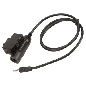 Adapter PTT U94 Wysoce elastyczny adapter zestawu słuchawkowego PTT do interfejsu dźwiękowego 3,5 mm CB - Zdjęcie 1 z 22