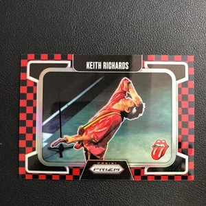 2025 Panini Prizm The Rolling Stones #69 Keith Richards Black & Red Checker /179 - Picture 1 of 2