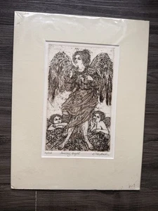 🖼️ Dancing Angel - Limited Edition Radierung von Kenneth Westhaver (16/200) - Bild 1 von 5