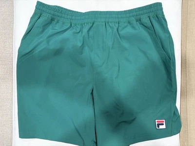 Pantalones cortos de tenis Fila para hombre grandes verdes nuevos sin etiquetas Foto 1 de 2