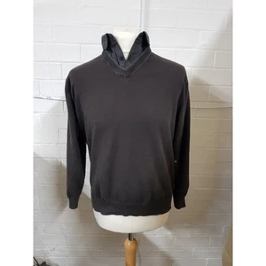 Next V-Ausschnitt Pullover Pulli mit Shirtkragen Gr. L - Bild 1 von 5