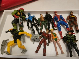 Lote de 10 figuras de acción vintage - Imagen 1 de 7