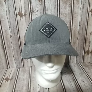 Travis Matthew 110 FlexFit Mesh-Back Hat Fitted Baseball Cap Gray Yupoong - Picture 1 of 11