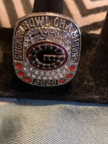 2020 Georgia Bulldogs Sugar Bowl Championship Ring Sz11 Cover