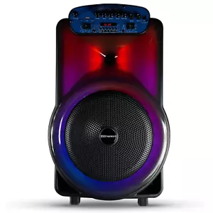 Emerson Portable Bluetooth 12" Party Speaker with Flame Lighting and Mic Input - Picture 1 of 12