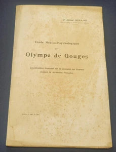 Etude Médico-Psychologique sur Olympe de Gouges  1904 - Picture 1 of 5
