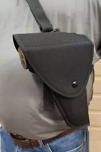 Uncle Mike's LH Black Bandolier size 5 Holster 3.75"-6" barrel Large auto 9305-2 - Picture 1 of 14