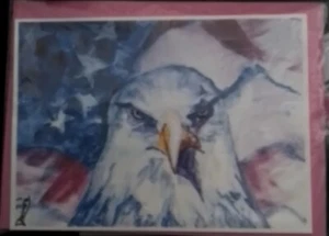 Sei cartoline con buste multicolori di Raymsart585 dipinti originali - Foto 1 di 1