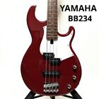 YAMAHA BB234 Electric Bass Guitar Raspberry Red Used with Soft Case