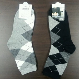 Lote de 2 pares de calcetines de negocios adultos mujeres hombres zapatos algodón vestido informal tripulación Corea - Imagen 1 de 3