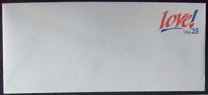 US envelope U616 LOVE 1989. - Picture 1 of 1