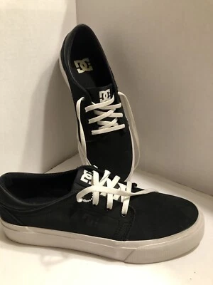 DC Trase SE Skate Sneakers Shoes, Black Suede Womens size 9 (C3) - Image 1 of 4