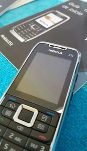 Téléphone Mobile Nokia E51 - Argenté - Neuf - 🆕 - Désimlocké🔓100% original - Photo 1/4