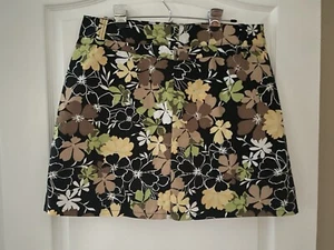 White Stag Women Size 12 Floral Stretch Skort Skirt Golf Tennis New w/out tags - Picture 1 of 3