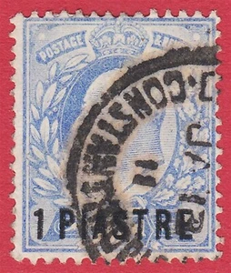 BRITISH LEVANT 1906 1pi ON 2.5d ULTRAMARINE SG13 GU - Picture 1 of 1