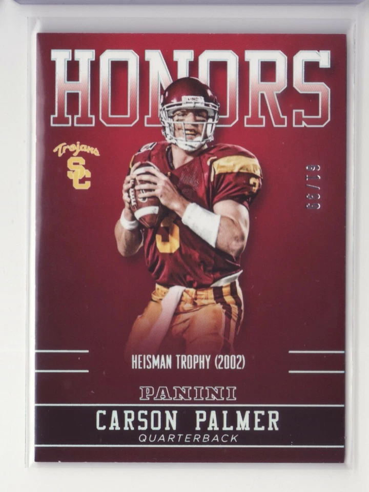 2015 Panini Collegiate USC Honors Silver Carson Palmer /99 - Flat S/H - Image 1 of 1