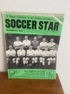 SOCCER STAR Weekly Mag 24th Dec 1960 Tottenham & Walsall Team Photos - Bild 1 von 4