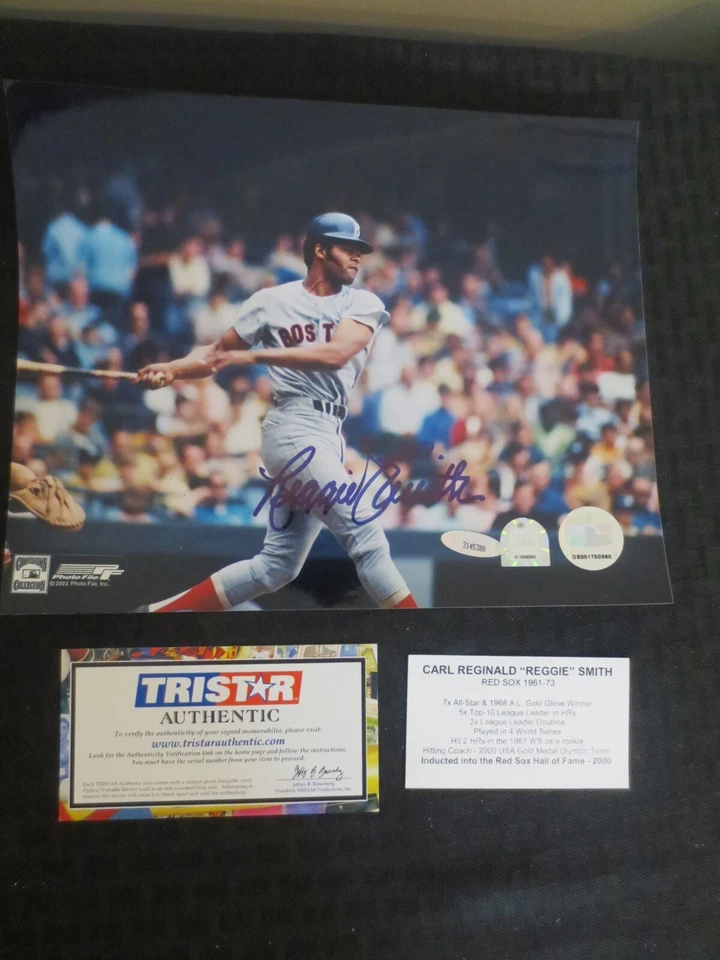 Tristar VE-5973 亲笔签名照片 Reggie Smith — 第 1/1 张图片