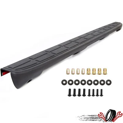 Protector superior moldeado tapa alerón puerta trasera para 99-06 Silverado / Sierra Foto 1 de 4